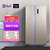 松下（Panasonic）570升大容量冰箱双开门 对开门冰箱 银离子抗菌装置一键速冻 NR-W57S1-N