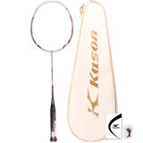 凯胜（KASON）全能型羽毛球拍全碳素碳纤维单拍TwisterC7白色（不穿线）(单只)