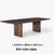 北欧简约家用餐桌椅大小户型全实木书桌 橡木桌子现代长方形工作台(橡木烟熏色200x90x75)第2张高清大图