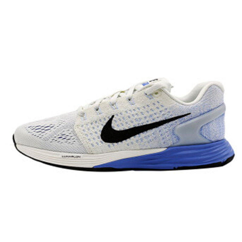 nike 耐克 2016女 lunarglide7登月運動 跑步鞋 747356-104(白色 38)