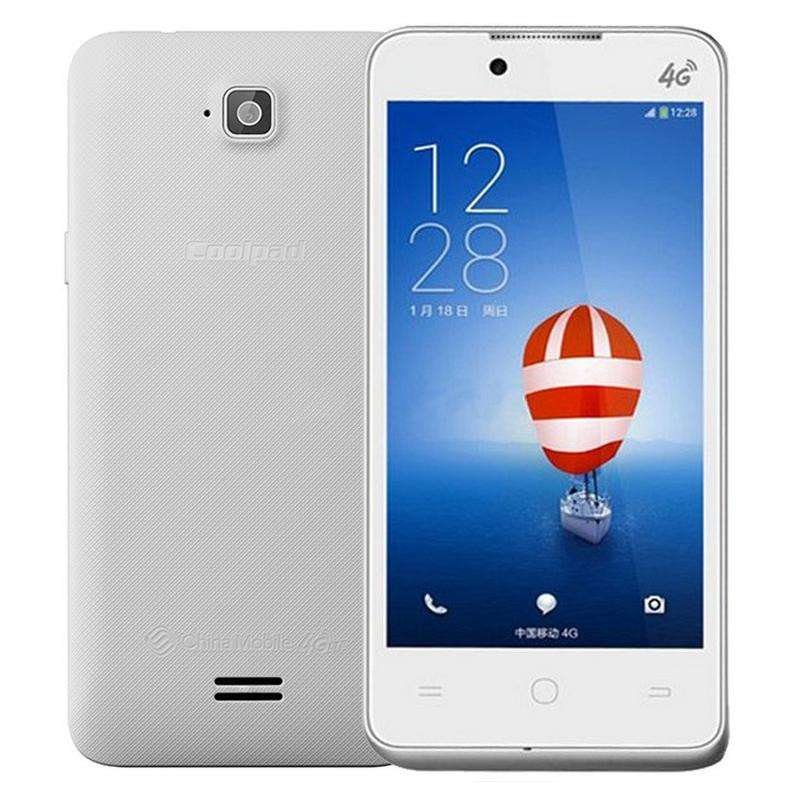 手机酷派coolpad8707移动4g智能手机白色标配8g内存卡返回商品页