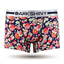 DarkShiny 送男性礼盒装 低调奢华商务 男式平角内裤「MBON46」(花色 L)