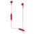 铁三角 C200BT 耳塞式运动无线蓝牙耳机 手机耳麦 颈挂通话 红