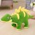 恐龙毛绒玩具抱枕男女孩睡觉床上娃娃可爱儿童玩偶大号霸王龙公仔(绿色剑龙 组合 全长75厘米+30厘米不同款恐龙【可拆洗】)