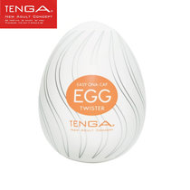 日本TENGA EGG男用飞机杯 便携式飞机胶 情趣鸡蛋 飞机蛋  送润滑剂 男用情趣用品 成人用品(龙卷风 1个)