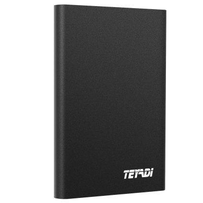 特雅迪（TEYADI）E201 移动硬盘 2.5英寸 USB3.0高速存储 文件数据存储备份(经典黑 80G)