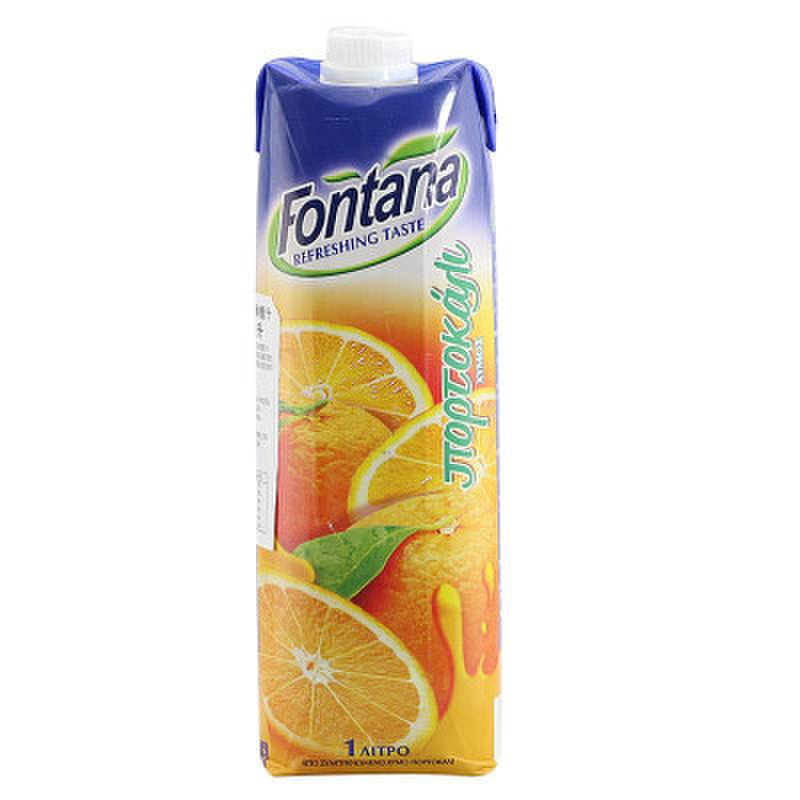 芳塔娜100%纯天然橙汁1000ml/盒