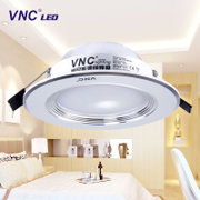 VNC LED2.5寸LED筒灯 3w全套节能灯具 天花灯吊顶筒灯 ST02-25(正白光 其他)