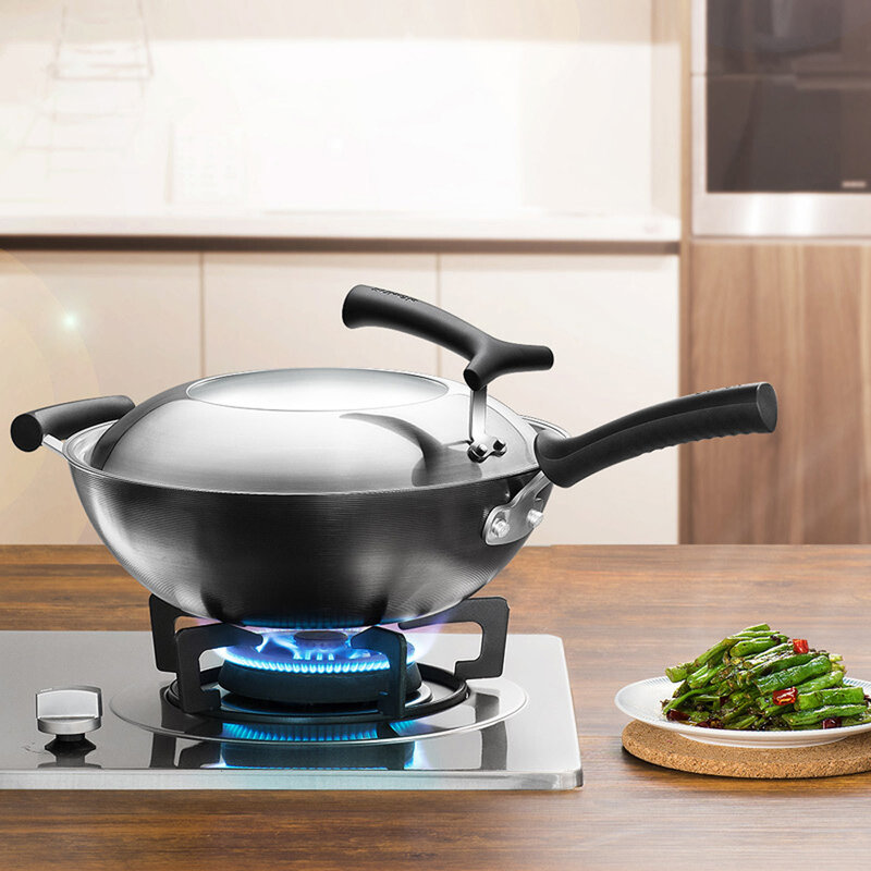 图片】苏泊尔臻铁炒锅可立盖fc30u5图片大全,高清图片搭配【价格 品牌