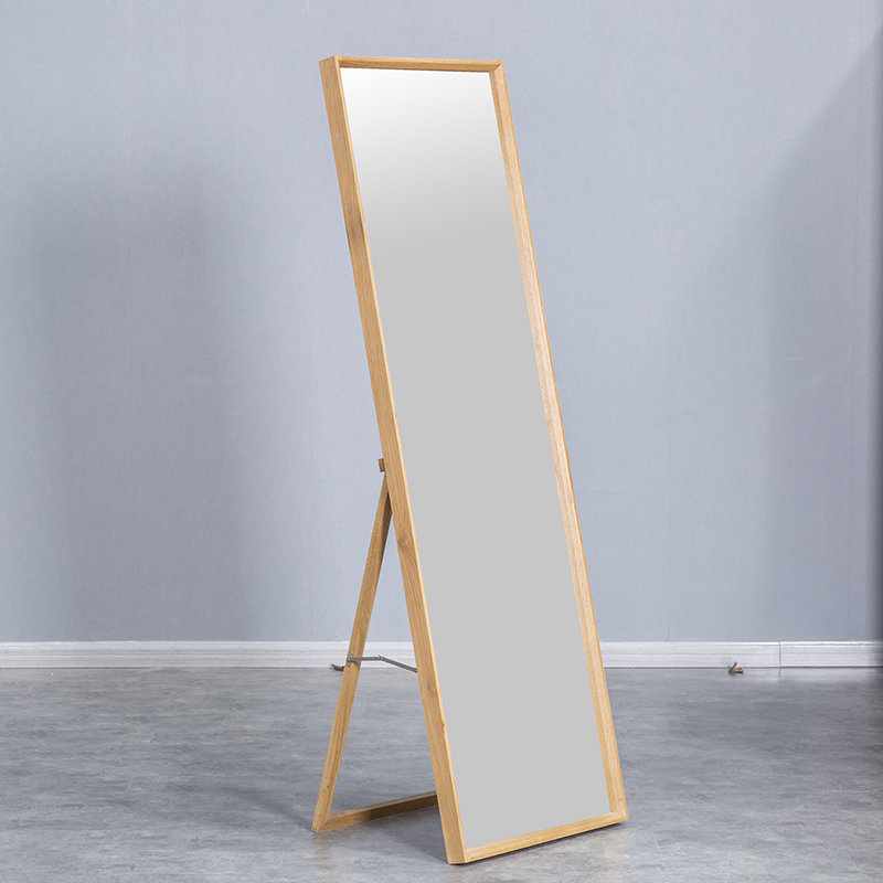 北欧穿衣镜全身落地镜试衣特价家用卧室简约大壁挂立体长镜子【图片