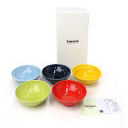 日本直采 有田烧赏美堂Cacomi原创五色碗礼盒