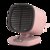 日本家奈暖风机家用办公室INS风电暖气办公室取暖器卧室电暖器电暖风小型取暖电器CNT-18G(粉色 新品)第2张高清大图