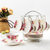 欧式骨瓷咖啡杯英式咖啡具套装个性创意陶瓷茶具套装花茶杯送架子(妖娆(带内花)6杯碟+收纳架+6个钢)