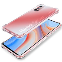 oppo reno4手机壳 OPPO RENO4手机保护壳/套 reno4透明硅胶全包防摔气囊保护套+全屏软膜