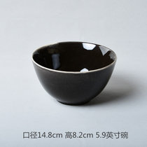 艺家釉下彩日式陶瓷碗个性餐具套装吃面碗家用面条碗饭碗汤碗创意(藕色 默认版本)