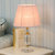 圣菲特 欧式水晶台灯客厅 美式奢华婚庆温馨创意现代简约书房 卧室床头灯 sft8057(B款 调光开关)