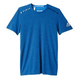 阿迪达斯ADIDAS男装 2016新款运动训练冰风系列短袖T恤AJ0958 AJ0960 AJ0963(蓝色 2XL)