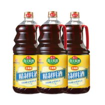 海天精制料酒1.9L×3瓶家庭装陈酿去腥解膻海鲜牛肉羊肉烹饪调料
