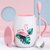 创意个性陶瓷马克杯带盖勺潮流早餐牛奶杯家用咖啡杯女水杯子定制(火烈鸟-C款-勺盖套装)