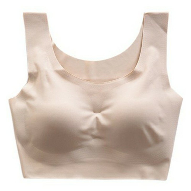 【南方生活抹胸/背心图片】运动睡眠内衣女无痕文胸背心式无钢圈小胸