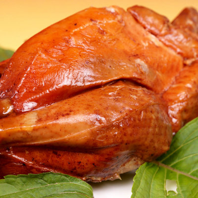 免运费 大午烤鸡烧鸡一年半老母鸡土鸡清真卤味鸡700g袋装