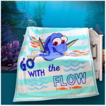 Disney迪士尼 床上儿童毛毯盖毯 海底总动员卡通毛毯 办公室午休毯空调云毯 海底总动员 110*140