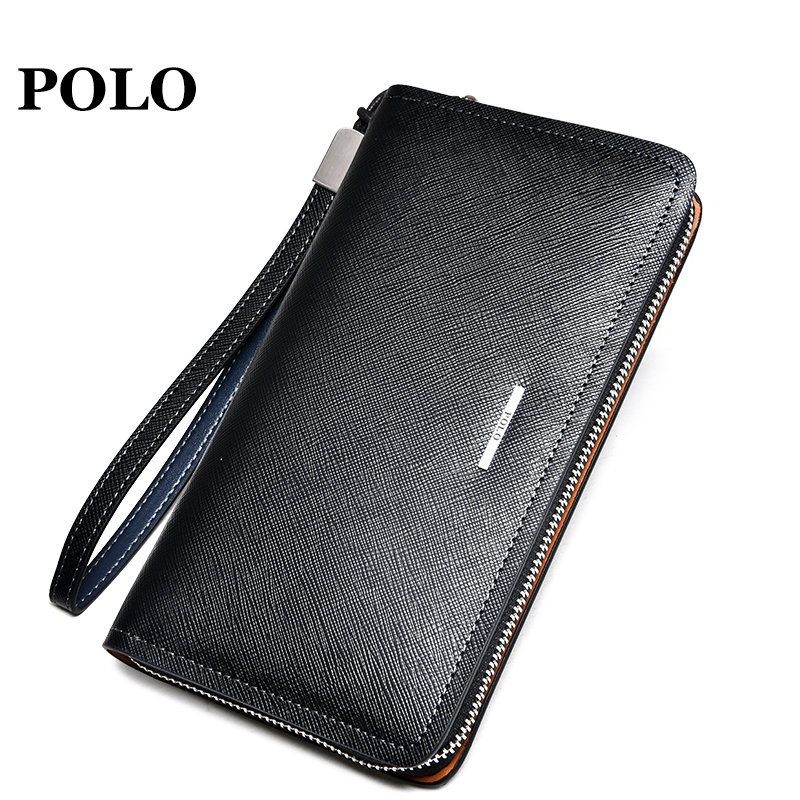 手包polo新款男士手拿包时尚潮流简约个性商务休闲手抓包男手包男包包