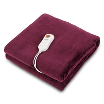 爱贝斯28019暖身毯安全双人电热毯法兰绒安全可水洗铺盖两用(默认)