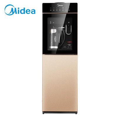 美的（Midea）饮水机立式高端沸腾胆冷热型家用制冷饮水机 MYD827S-W(金色 热销)
