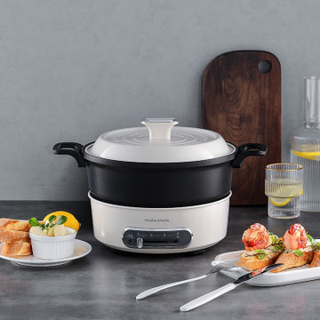 摩飞电器morphyrichards多功能圆锅mr9089家用网红电烤锅炉小圆锅魔飞