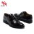 台湾红蜻蜓*男鞋2013新款男士商务皮鞋系带男鞋(黑色 39)