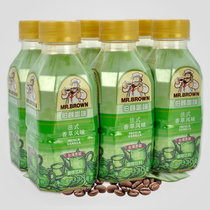 台湾伯朗咖啡 法式香草风味咖啡饮料 三合一即饮品 330ml*6瓶装