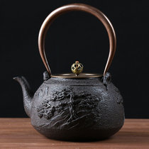 【御汕堂】铸铁壶 无涂层日本铁壶 电陶炉煮茶功夫茶具泡茶壶(铁壶1.3L 其他)