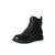 森达2021冬季新款商场同款时尚皮带扣ins潮休闲女马丁靴4AG01DD1(黑色 40)
