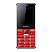 康佳(KONKA) D621 移动联通GSM 直板大字体大声音语音王按键老人手机(红色)