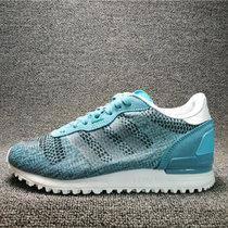 阿迪达斯女鞋 adidas Originals 三叶草 ZX700编织网面透气运动鞋 S75256-S75255(S75255 39)