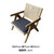 北欧经典昌迪加椅设计师款客厅实木编藤单人沙发椅阳台休闲椅子(橡木 原木做旧色 57x71x72)第2张高清大图