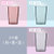 漱口杯透明塑料牙刷杯 家用情侣刷牙杯子儿童牙缸牙杯牙具杯套装(家庭实惠3个装【粉+紫+蓝】)