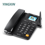 盈信（YINGXIN）插卡电话机无线固话座机 录音4G全网通多版本选择 手机卡家用办公(全网通4G8型（黑色）)