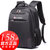 SVVTSSCFAP双肩电脑包中学生书包男女休闲旅行包时尚运动背包(黑色)