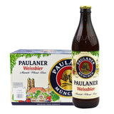德国进口（PAULANER）柏龙/保拉纳酵母型小麦白啤酒500ml*20瓶整箱 柏龙白啤瓶装【20瓶】