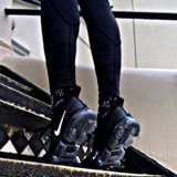 NIKE耐克女子时尚大气垫飞线缓震透气耐磨运动鞋网面轻便舒适防滑跑步鞋942843-00(黑色 36)