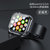 XIT Apple iwatch苹果手表表带iphoe4/3/2/1代iwatch40m液态硅胶42mm38男女通用软带(星耀黑 1/2/3/4代42mm)