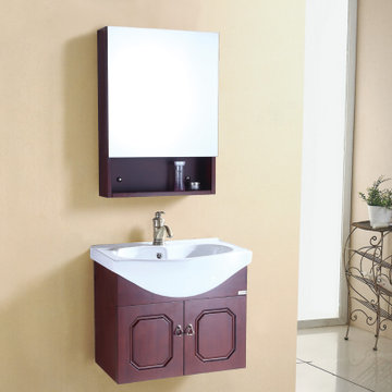 凯鹰 实木悬挂式浴室柜 洗脸盆 洗手盆(60cm)ky-9838