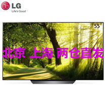 LG OLED55B8PCA 55英寸全面屏4K超清HDR人工智能AI纯正黑色 LG客厅电视机
