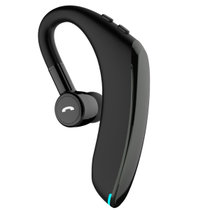 蓝牙耳机 5.0中文真无线挂耳式入耳塞蓝牙耳机超长续航单耳(黑色)