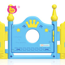 棒棒猪儿童游戏围栏单片 宝宝围栏防护爬行栏 婴儿塑料防护栏单片(城堡王国安全门)