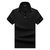 传奇保罗短袖T恤运动polo衫男2021夏季透气半袖宽松商务T恤（M-3XL）ZMN817(黑色 XL)