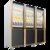 中冷（ZL）厨房冰箱商用上冷藏下冷冻展示柜立式保鲜柜点菜柜速冻柜酒店厨房柜冰吧(CF-1800A六门上玻下钢)