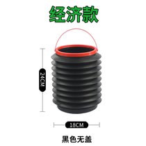 汽车用拉圾创意车载拉极可爱车内压缩垃圾桶车上雨伞收纳伸缩折叠(4L不带盖黑色【无赠品】)